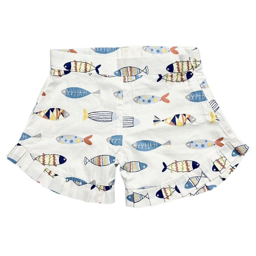 Babeeni 2Y Fish Fishing Appliqué Shirt & Shorts Set - Picture 4 of 7